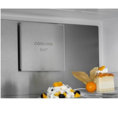 Combina frigorifica Electrolux LNT8ME36X3, 366 l, No Frost, Afisaj LCD, CustomFlex, Multi Flow, Iluminare LED, Clasa C, H 201 cm, Inox antiamprenta