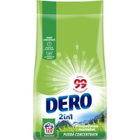 Detergent de rufe pudra Dero 2in1 Prospetimea Muntelui, 9 kg, 120 spalari