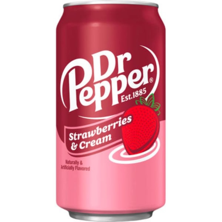Bautura Carbogazoasa, Dr.Pepper, Strawberries & Cream, 355ml