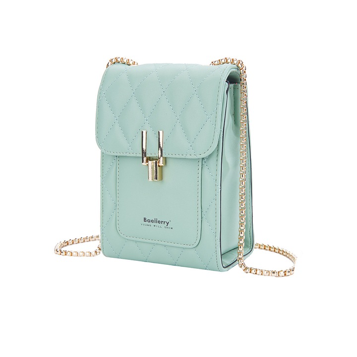 Portofel Dama Baellerry, AVZX-3247-3, Verde, 20X13X8 cm