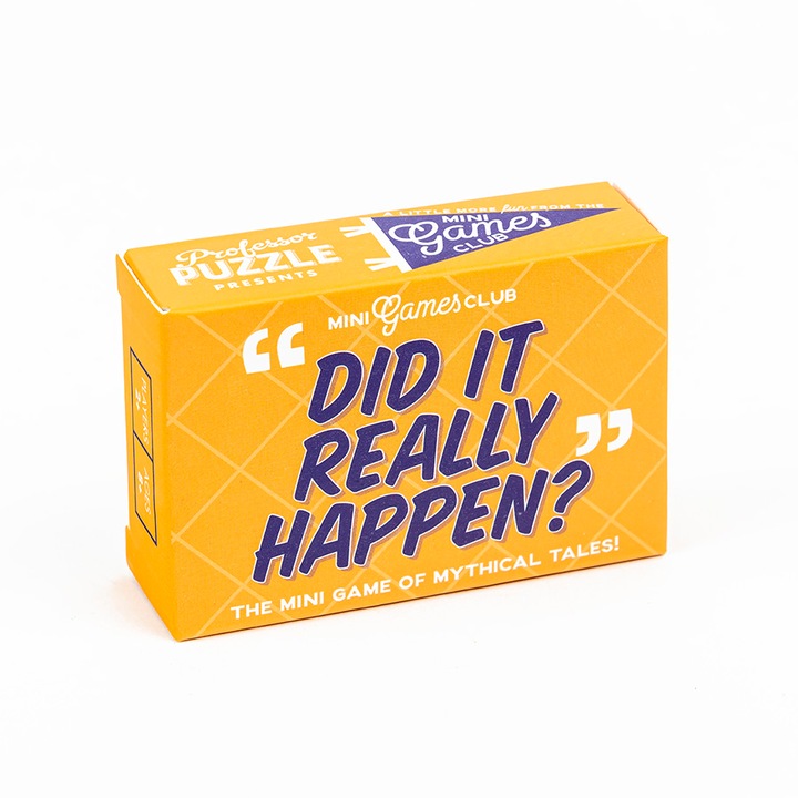 Joc Mini Games Club - Did It Really Happen? Professor Puzzle