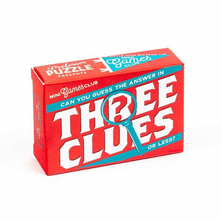Joc Mini Games Club - Three Clues, Professor Puzzle