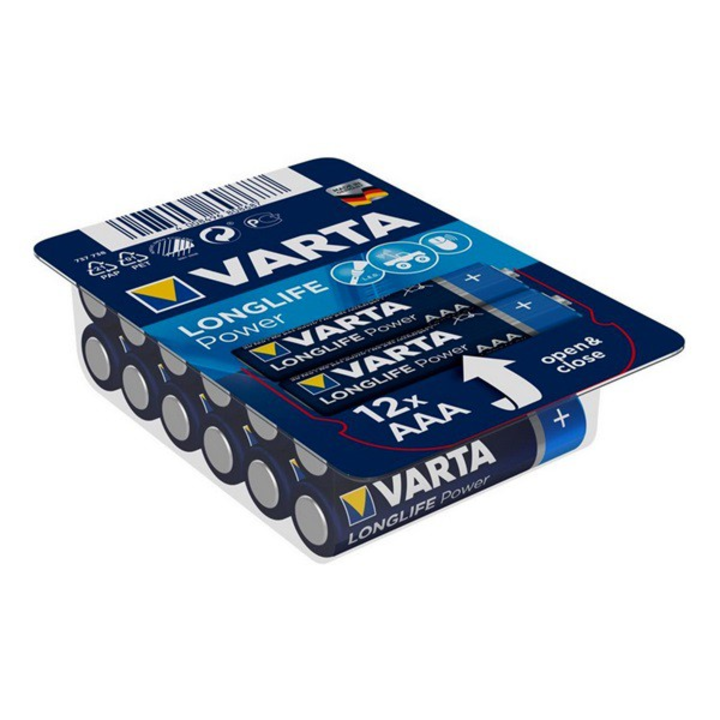 VARTA tartós elem (AAA, LR03, 1.5V, alkáli) 12db / csomag (04903301112) (04903301112)