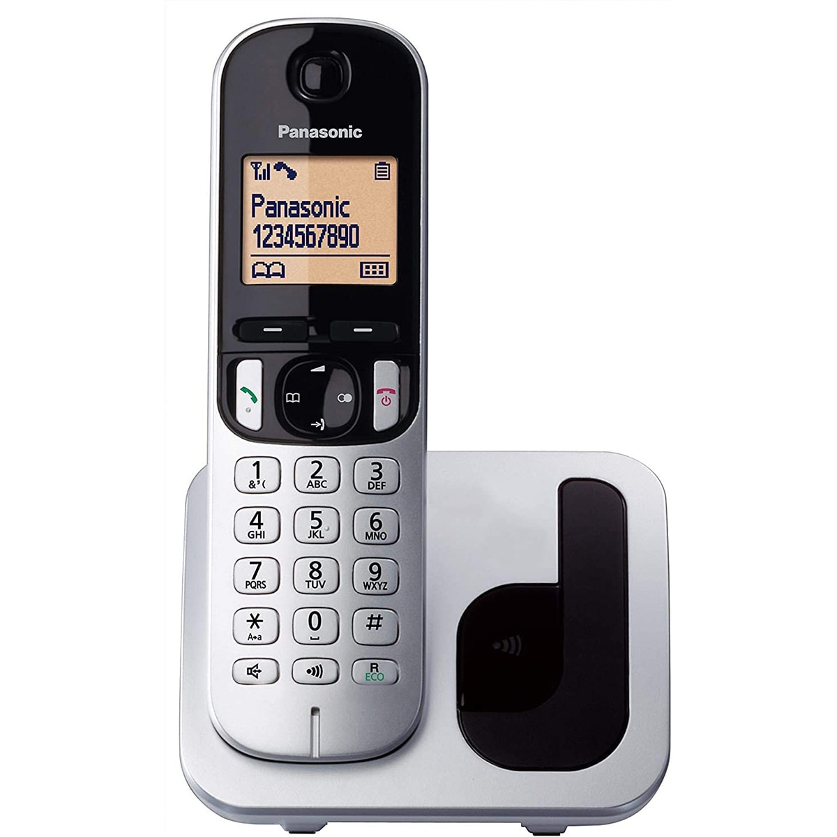 Стационарен телефон Panasonic, без кабел, KX-TGC212SPS, Сребрист - eMAG.bg