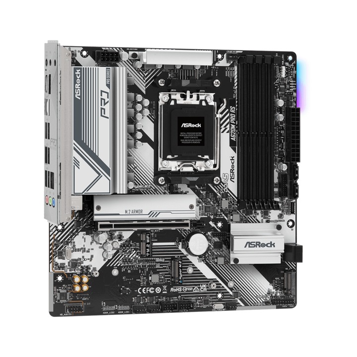 Дънна платка ASROCK A620M Pro RS, Socket AM5, mATX
