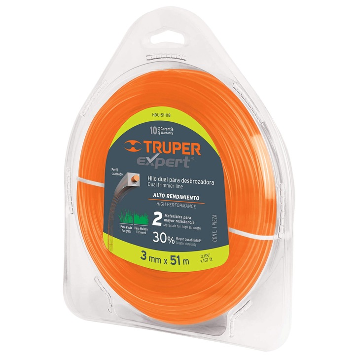 Fir HEAVY DUTY pentru trimmer 2.4 mm/12 m Truper Expert