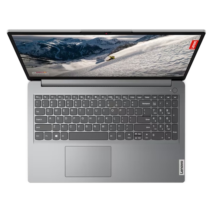 Laptop Lenovo IdeaPad 1 15AMN7, 15.6", Full HD, AMD Ryzen 3 7320U, 4GB RAM, 256GB SSD, AMD Radeon 610M, No OS, Cloud Grey