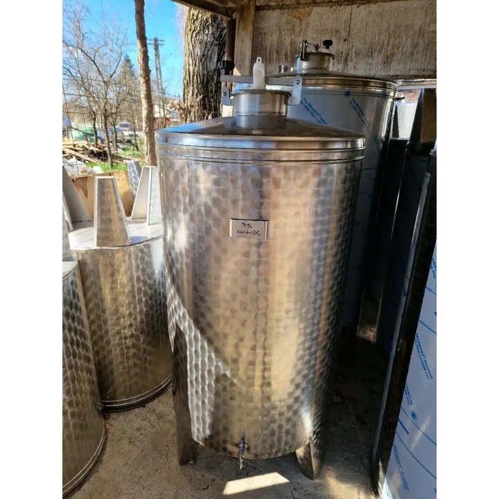 Butoi Inox Alimentar vinificatie stocare alcoolice 600 litri