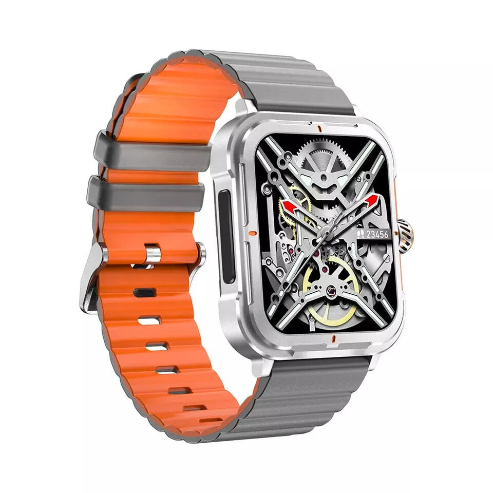 Ceas inteligent, SmartWatch cu Apel Bluetooth, Microfon, Difuzor, Puls ...