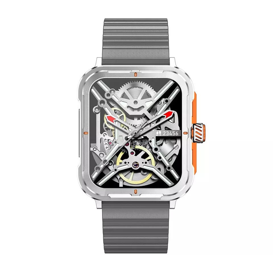 Ceas inteligent, SmartWatch cu Apel Bluetooth, Microfon, Difuzor, Puls ...