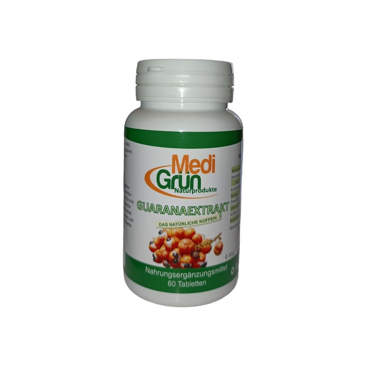 Guarana 500mg 60 tablete Medigrun