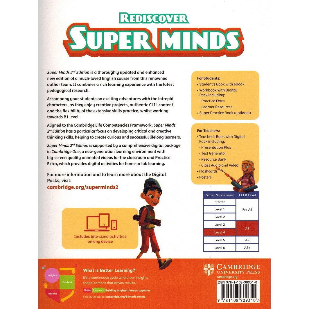 Super Minds Level 4 Workbook with Digital Pack English autor Herbert ...