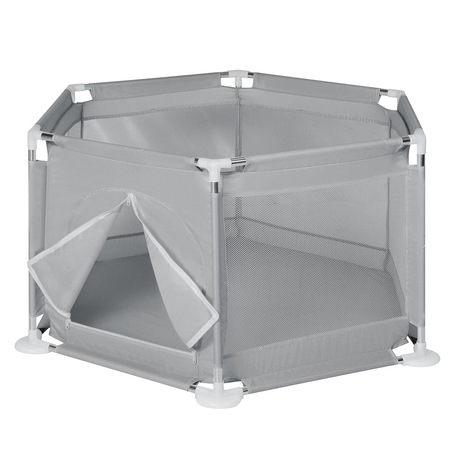 Járóka gyerekeknek, bioby, szürke - eMAG.hu