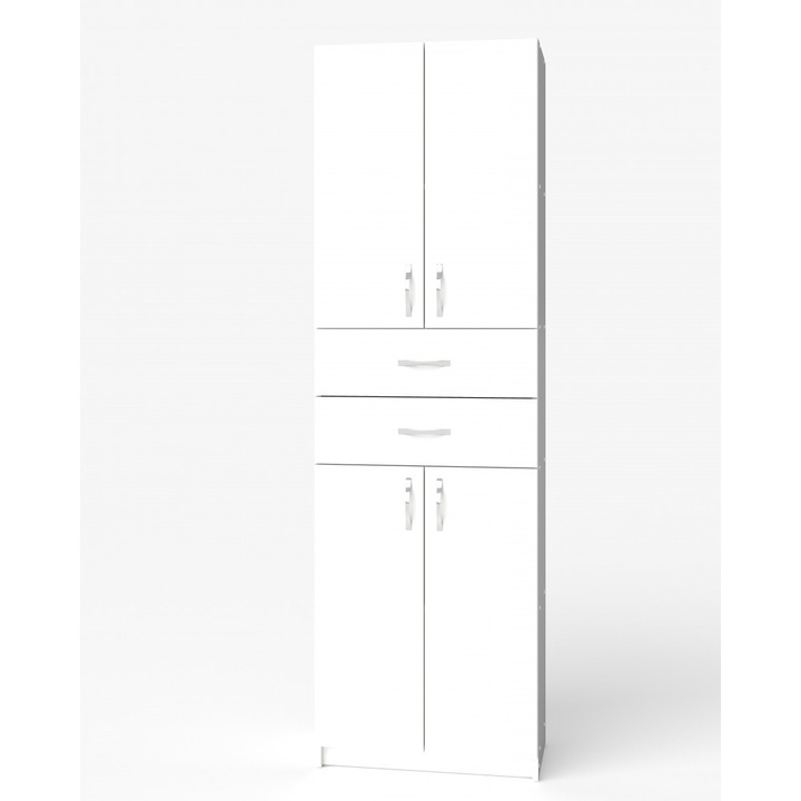 Dulap KSC-11 ro, 60x37x196 cm, alb