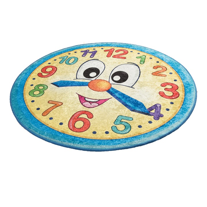 Covor pentru copii watch, multicolor Ø 140 cm