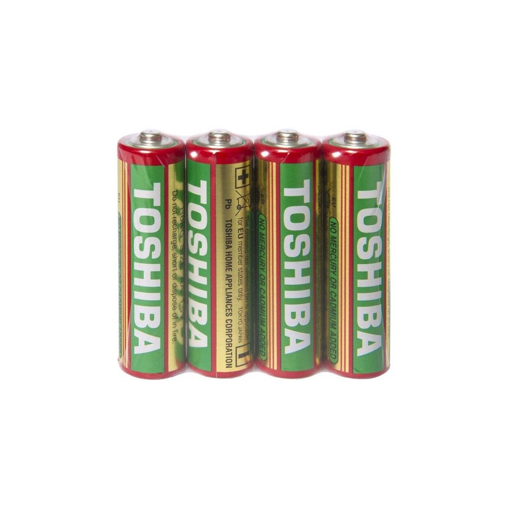 Baterie Toshiba Heavy Duty AA R6 1,5V, zinc carbon, 4 baterii - eMAG.ro