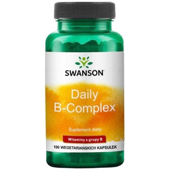 Supliment alimentar, Swanson Daily B Complex, 100 capsule
