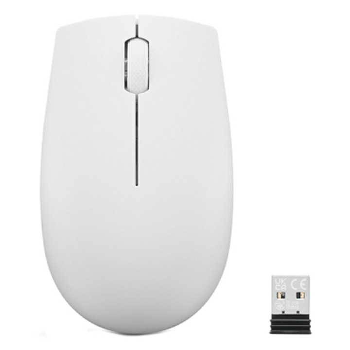 Безжична мишка Lenovo 300, Cloud Grey