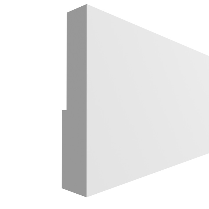 Cornisa decorativa, Elhare, Polistiren, 20x70x2000mm, Alb