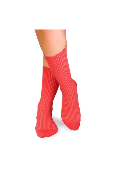 Sosete bumbac lungi fara elastic Coral