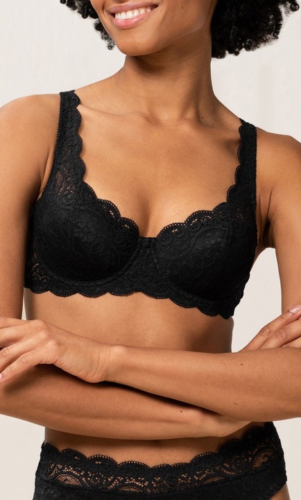 Sutien buretat dama, Triumph Amourette 300, Negru