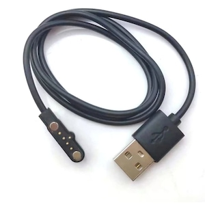 Cablu de incarcare cu Magnet Plug 5 pini compatibil cu kids smartwatch, Negru