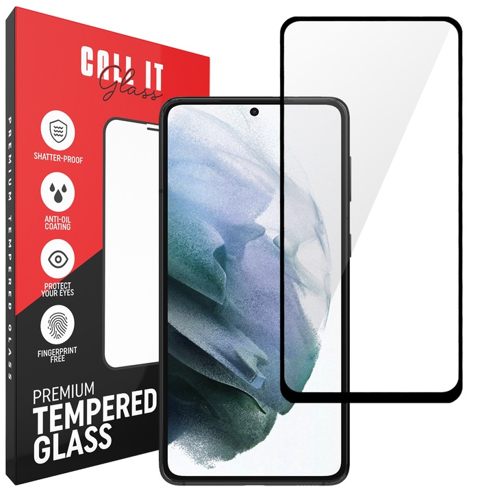 Call It Glass™ védőfólia Samsung Galaxy S21 Plus készülékhez Premium Ultra Transparent Glass üvegből