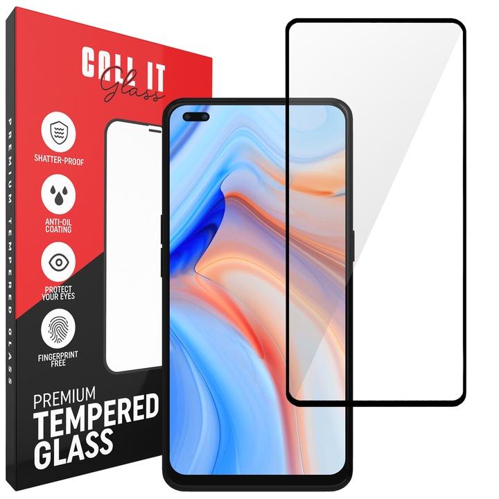 Call It Glass™ védőfólia Oppo F17 Pro-hoz prémium ultra átlátszó üvegből