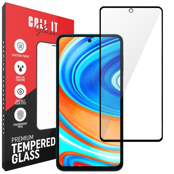 Call It Glass™ védőfólia Xiaomi Redmi Note 9 Pro Max készülékhez Premium Ultra Transparent Glass üvegből