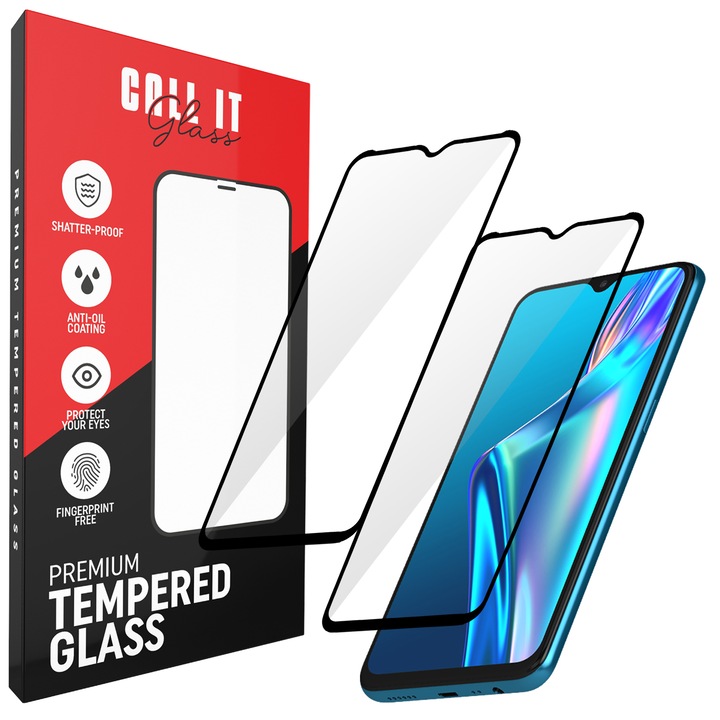 2 db Call It Glass™ védőfólia készlet Oppo A5s/AX5s-hez Premium Ultra Transparent Glass-ből