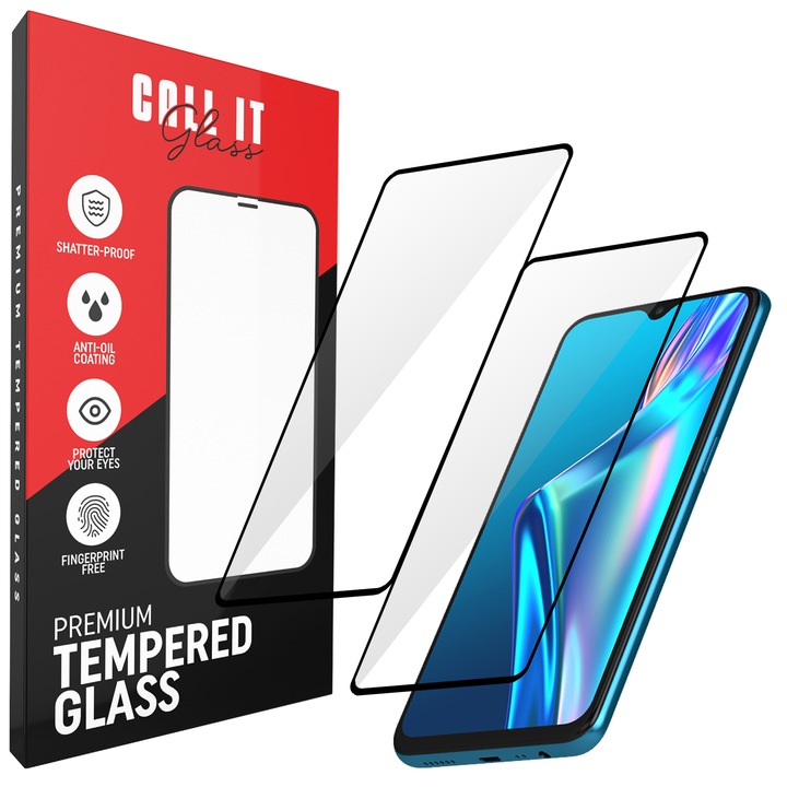 Комплект от 2 защитни фолиа Call It Glass™ за Oppo A12s от Premium Ultra Transparent Glass