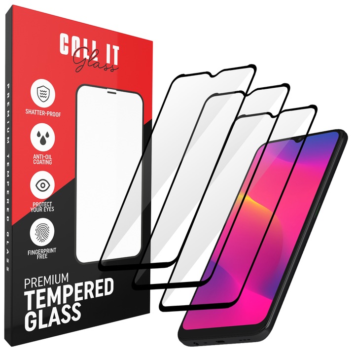 3 db Call It Glass™ védőfólia készlet Oppo A5 2020-hoz a Premium Ultra Transparent Glass termékből