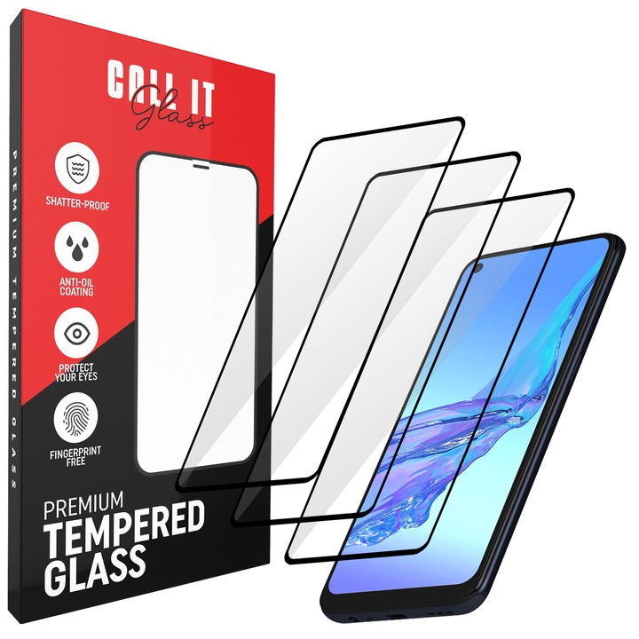 3 Call It Glass™ védőfólia készlet Oppo A36-hoz Premium Ultra Transparent Glass-ből