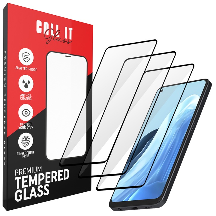 3 Call It Glass™ védőfólia készlet Oppo Reno5 Lite készülékhez Premium Ultra Transparent Glass üvegből