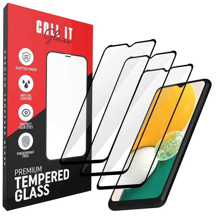 3 Call It Glass™ védőfólia készlet Samsung Galaxy A13 5G készülékhez Premium Ultra Transparent Glass üvegből