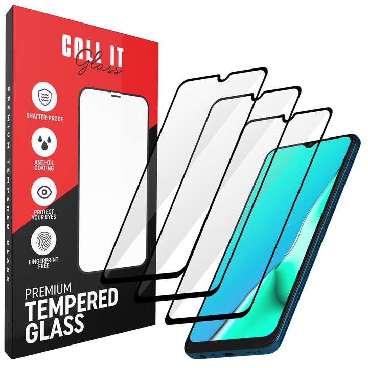 3 Call It Glass™ védőfólia készlet Oppo A73-hoz Premium Ultra Transparent Glass-ből