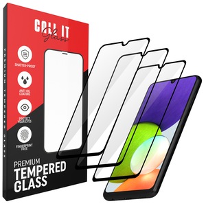 Set 3 Folii Protectie Call It Glass™ pentru Samsung Galaxy A22 4G din Sticla Premium Ultra Transparenta