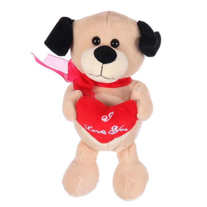 Jucarie de plus, W-web, 20 cm, Maro