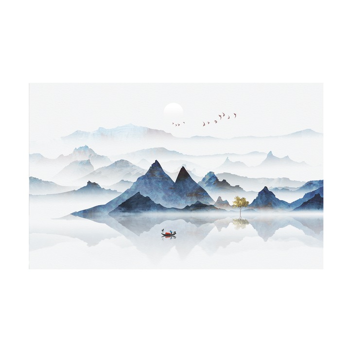 Tablou canvas 4Decor, Blue mountains, 60x90cm, DE0225