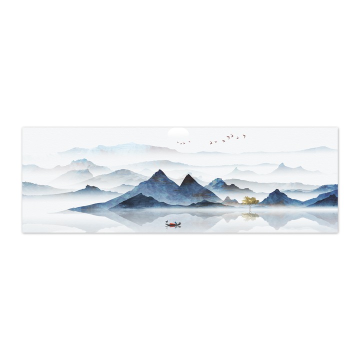 Tablou canvas 4Decor, Blue mountains, 50x150cm, DE0225