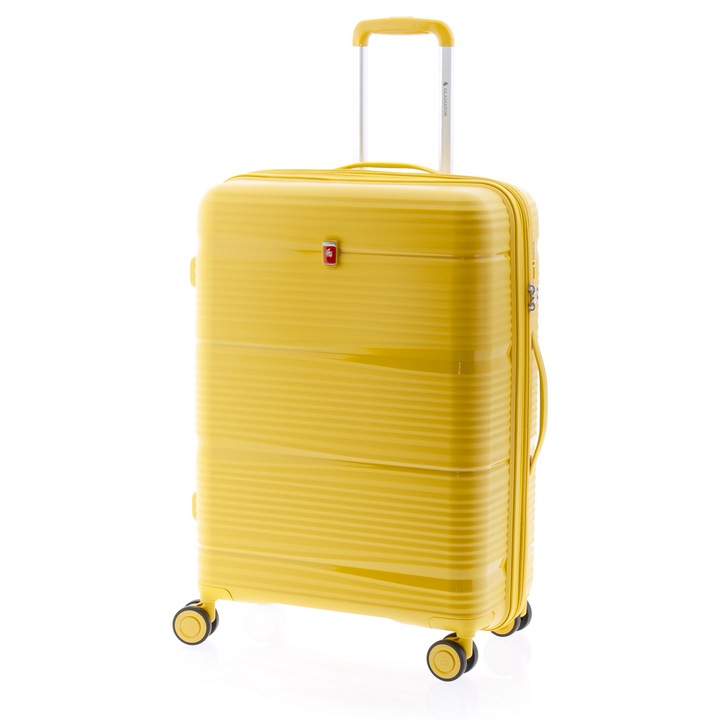 Troler Mediu, Extensibil, Polipropilena, Gladiator, Bionic, MG 0811 - 65 cm, Galben