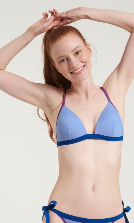 Sutien de baie dama, Sloggi Shore Marina Grande, albastru, XS EU