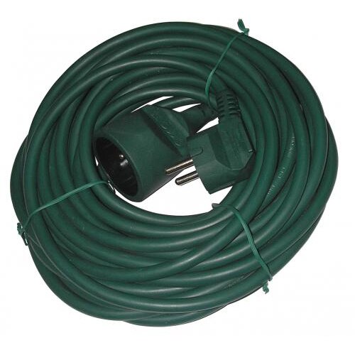Cablu prelungitor Well, IP20, 1.0mm, 5m, Verde