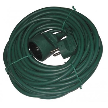 Cablu prelungitor Well, IP20, 1.0mm, 5m, Verde Cablu prelungitor Well, IP20, 1.0mm, 5m, Verde