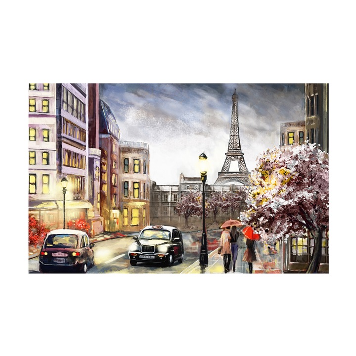 Tablou canvas 4Decor, Eiffel Tower, 90x150cm, DE0244
