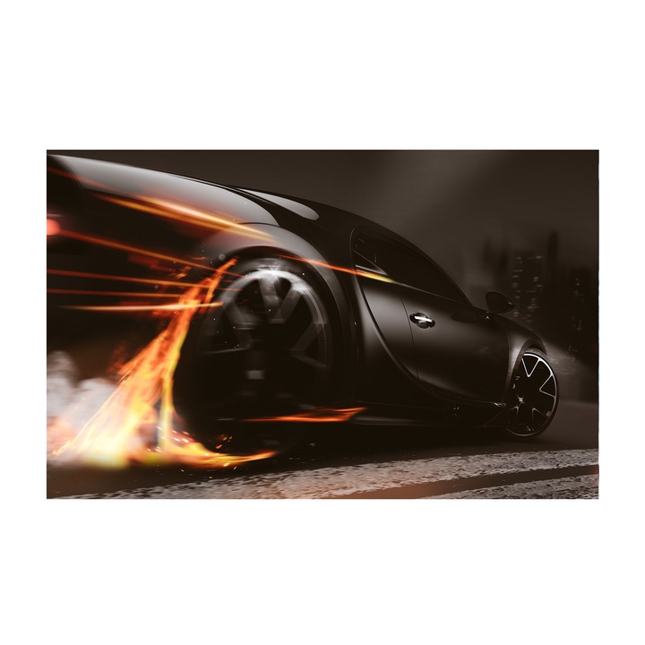 Tablou canvas 4Decor, Speed fire, 95x150cm, DE0400