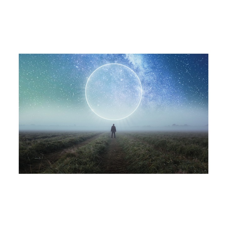 Tablou canvas 4Decor, field and stars, 95x150cm, DE0331