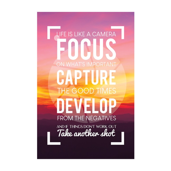 Tablou canvas 4Decor, Camera, 60x90cm, DE0081