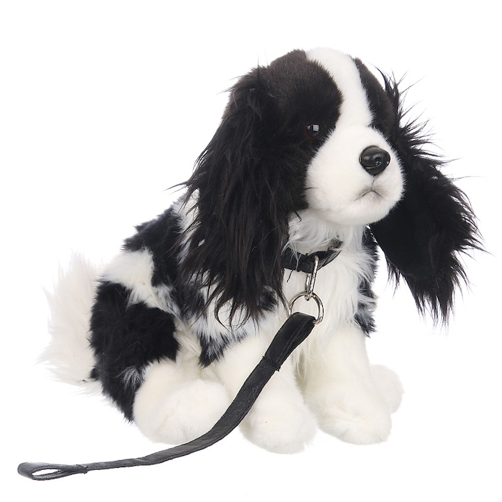 Jucarie de plus, W-web, 23 cm, Alb/Negru