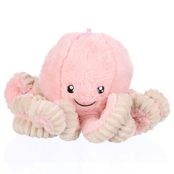 Джералдо - плюшен розов октопод - 30 см